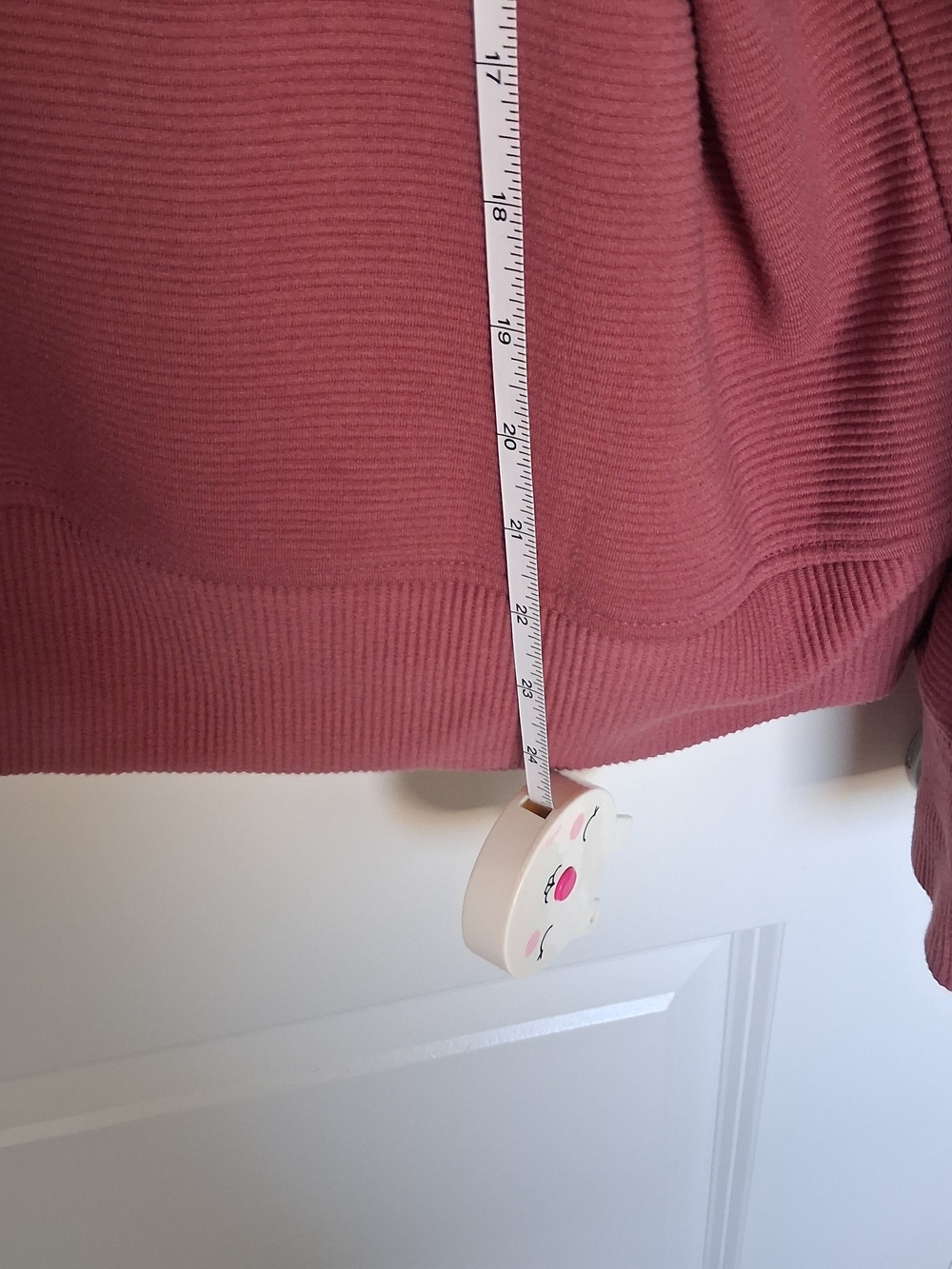 Z by Zella Oversized Boxy Ribbed Crewneck Sweater in Mauve Rose - Picture 4 of 4